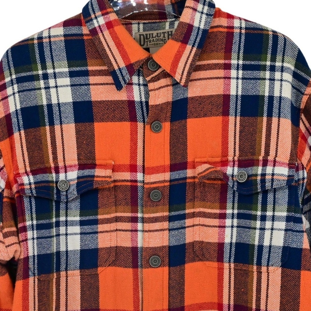 Duluth Plaid Shacket Cabin Core Workwear Fisherman Core Fleece Lined Shirt Jacke